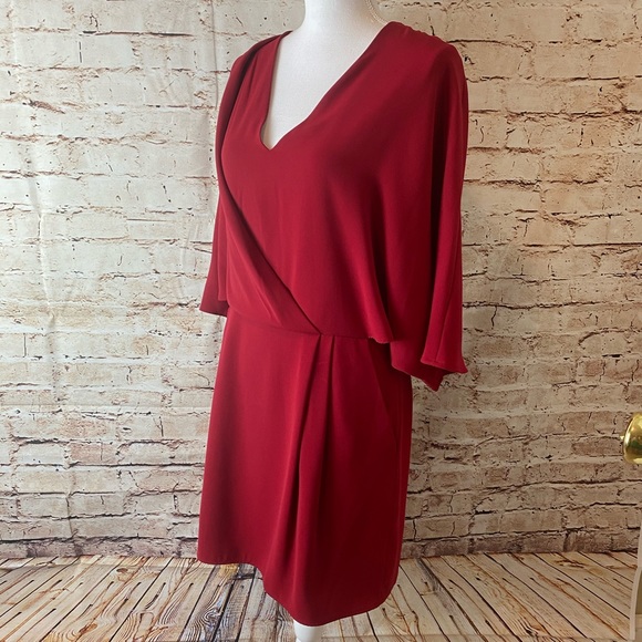 NWT Halston Heritage Drape Dolman A Line Dress - Picture 6 of 13